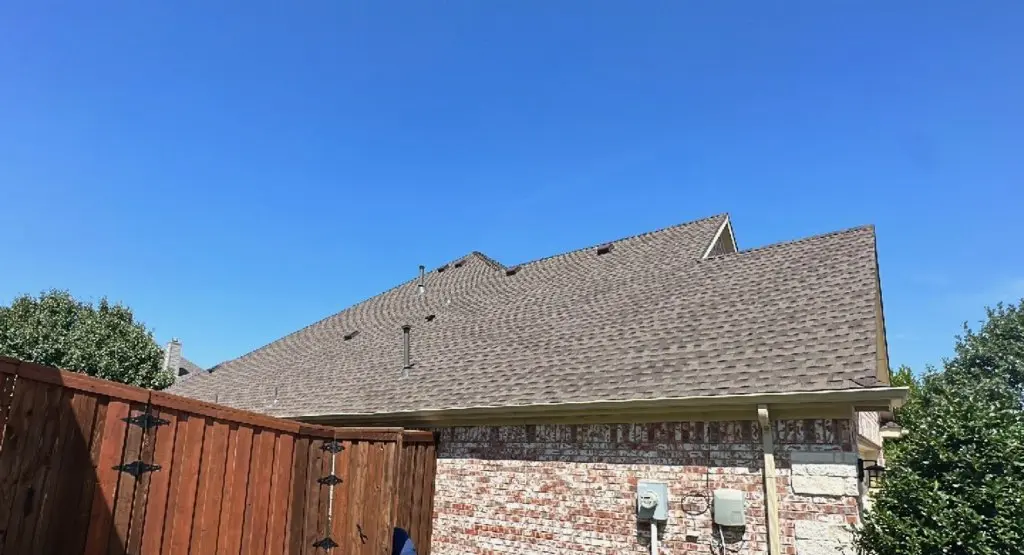 Completed roof replacement project in Fountain